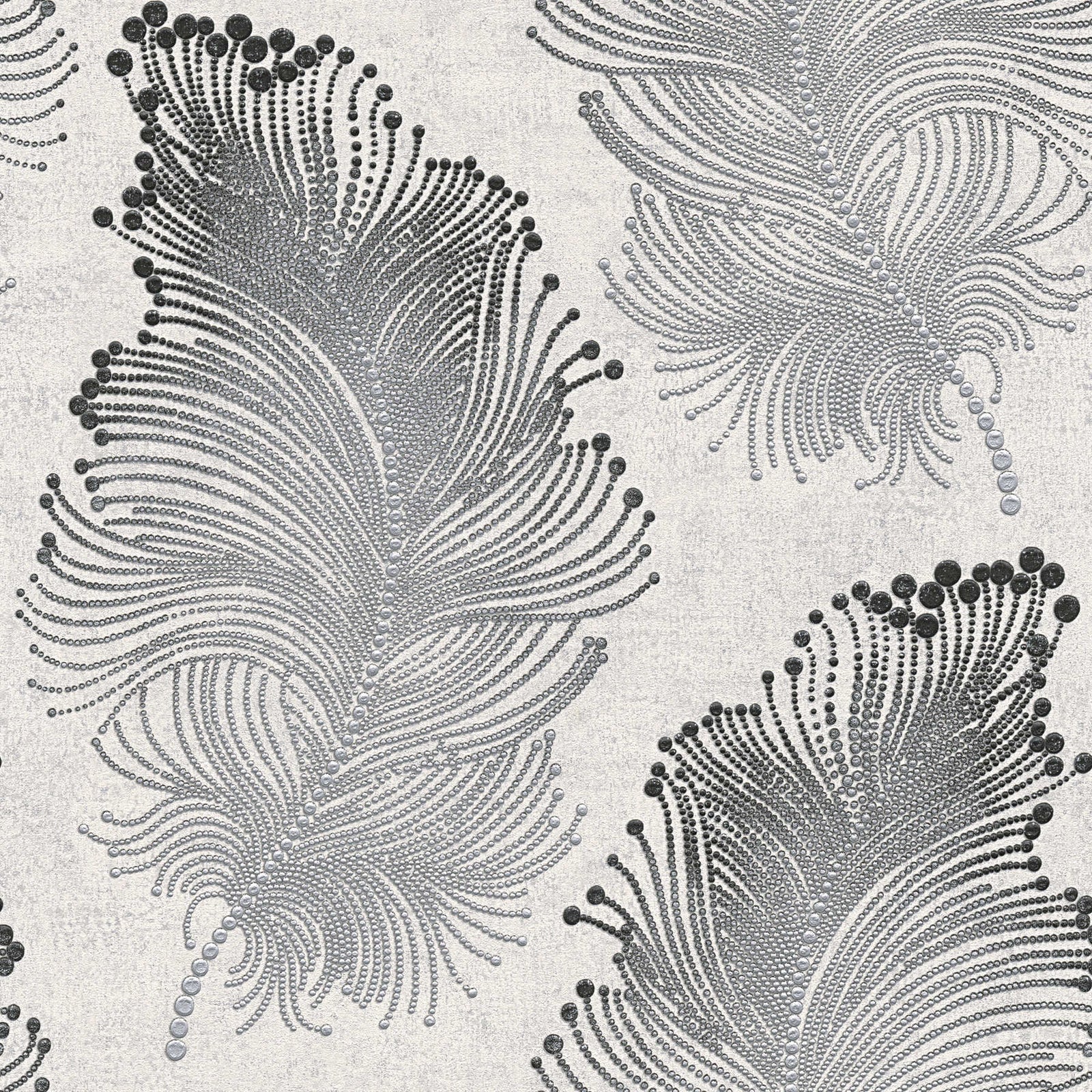 Melnbaltas tapetes ar spalvām bohho stilā - AS Creation 3523710 AS Creation