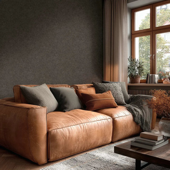 Mierīgas tapetes ar izsmalcinātu faktūru - melnā krāsā - 3012721 AS Creation