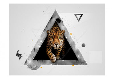 Šiuolaikinis Fototapetai su leopardu - Laukinė abstrakcija, 96631 G-ART