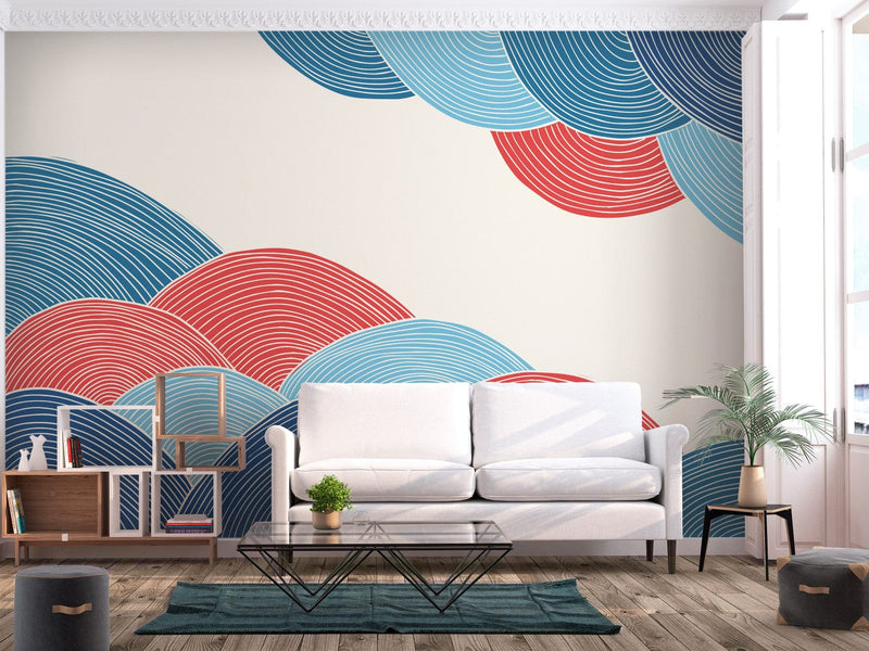 Modern Wall Murals - Cascades of colours, 142429 G-ART