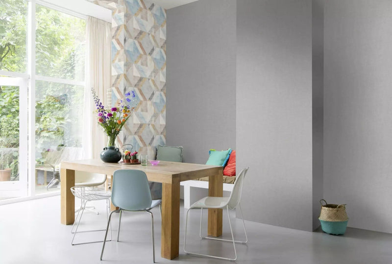 Modern wallpapers with geometric pattern, rasch, 311907 rasch