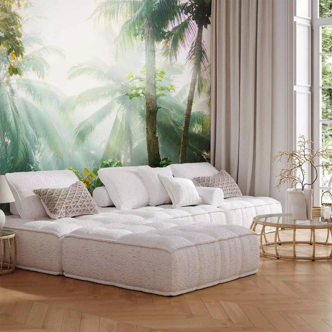 Wall Murals - sunlight between tropical greens, 151261