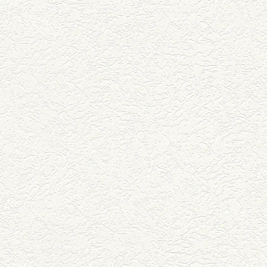 Neapstrādāta apmetuma izskata tapetes ar faktūru - baltas, 322319 AS Creation