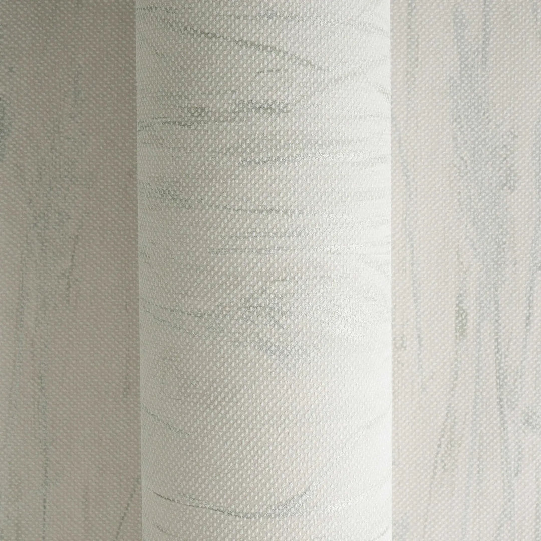 Neaustas tapetes ar filigrānu zāles rakstu | pelēka, zaļa - 3010641 AS Creation