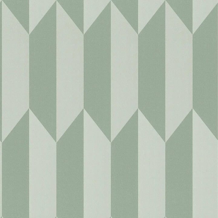 Neaustas tapetes ar mirdzošu dimantu rakstu un stilīgu dziļuma efektu | zaļā | 3010520 AS Creation