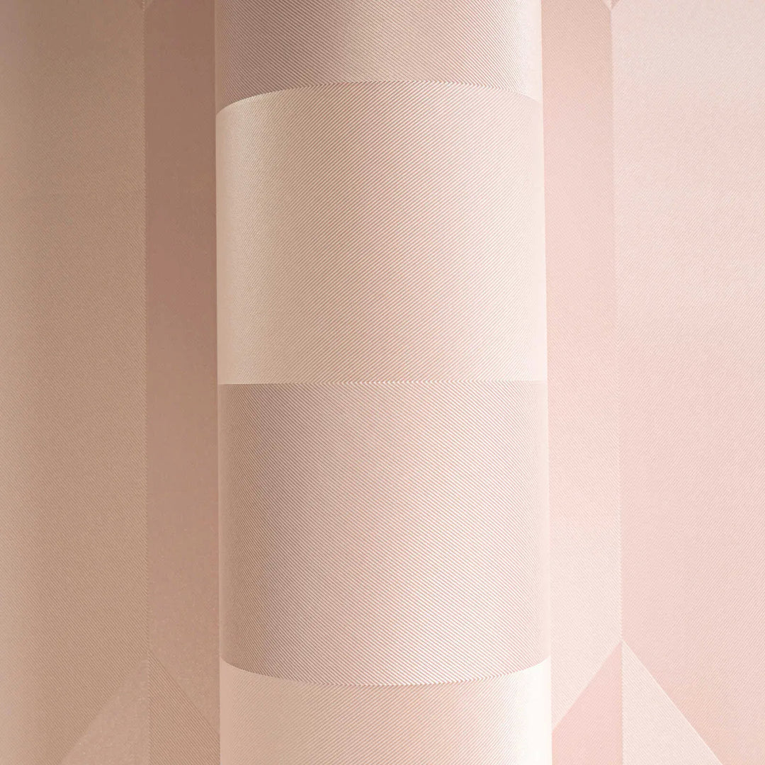 Neaustas tapetes ar modernu, spīdīgu dimantu rakstu | rozā | 3010516 AS Creation