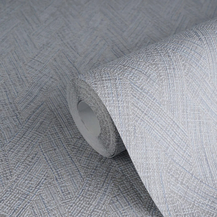 Neaustas tapetes ar smalku zigzaga rakstu tekstila izskatā - 3010615 AS Creation