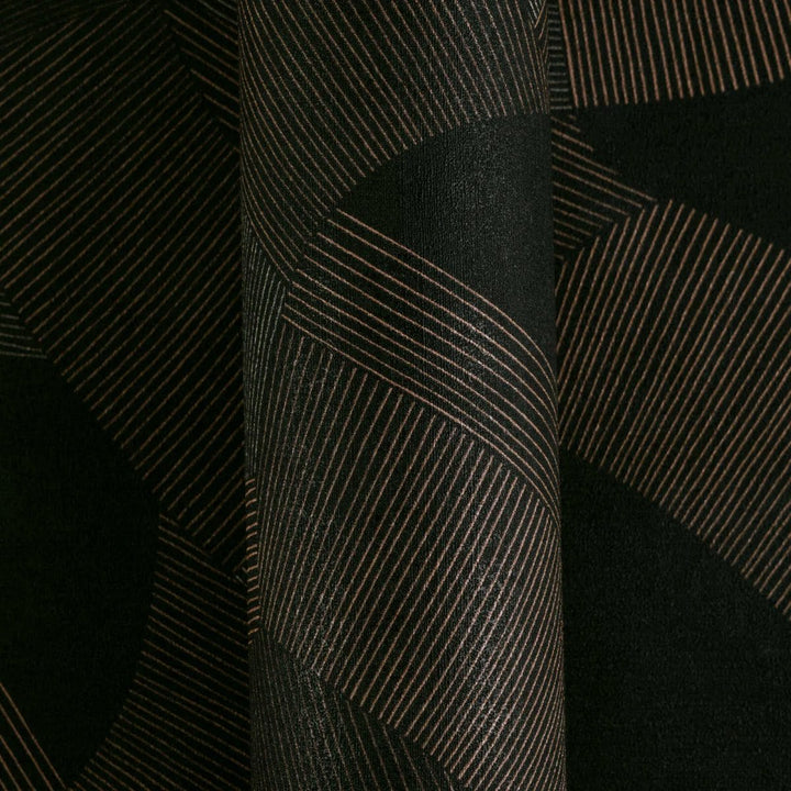 Tapetes ar stilizētu ģeometrisku rakstu | melnā, brūna - 3012065 AS Creation