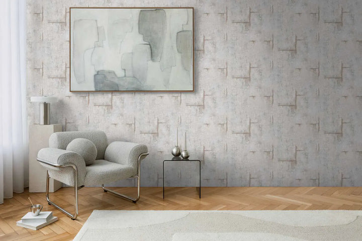 Neaustas tapetes modernam industriālajam stilam | pelēkā | 3010504 AS Creation