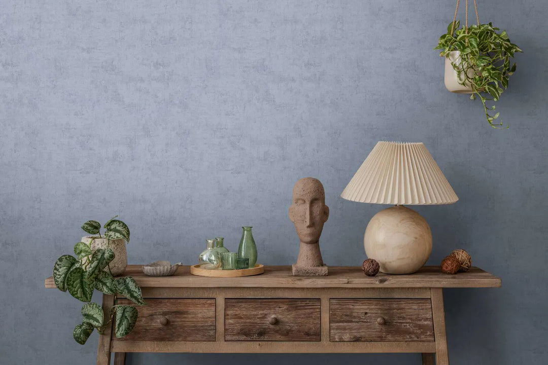 Neaustas tapetes vienkrāsainas ar matētu izskatu - zilas - 3011753 AS Creation