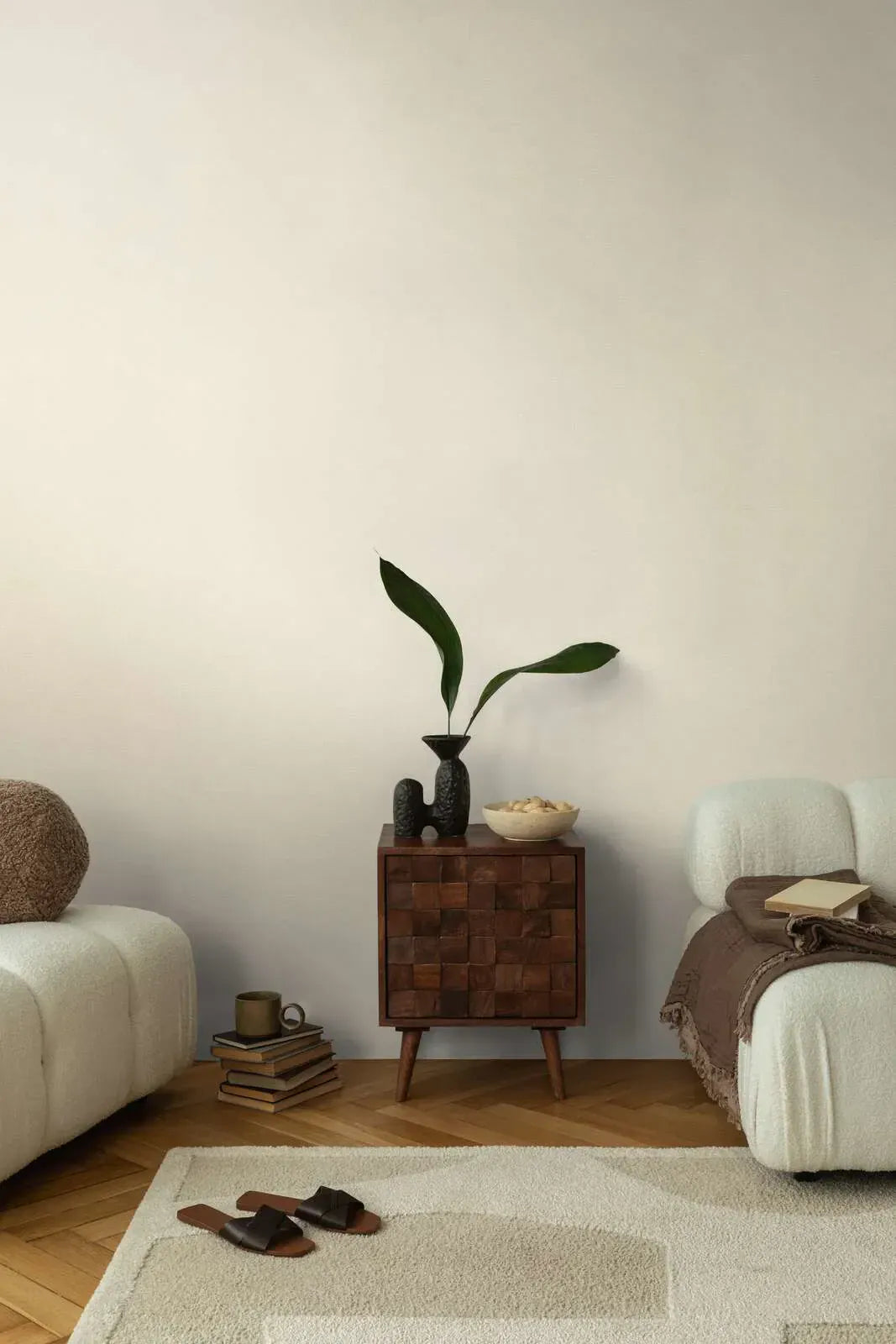 Neaustas vienkrāsainas tapetes ar smalku spīdīgu tekstūru | krēmkrāsa, zelta | 3010173 AS Creation