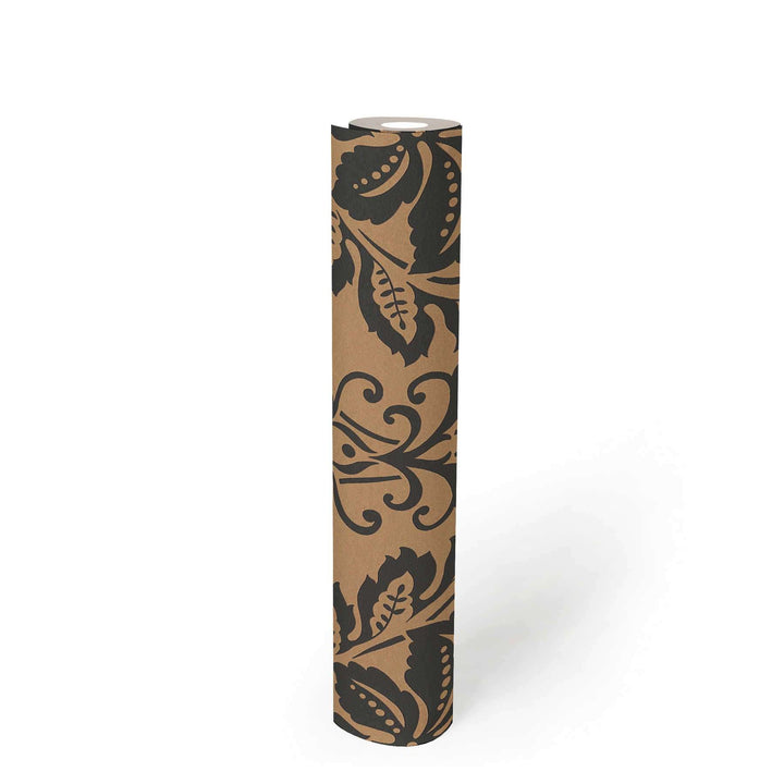 Neo-klasiskās tapetes brūnā krāsā AS 369104  Tapetenshop.lv