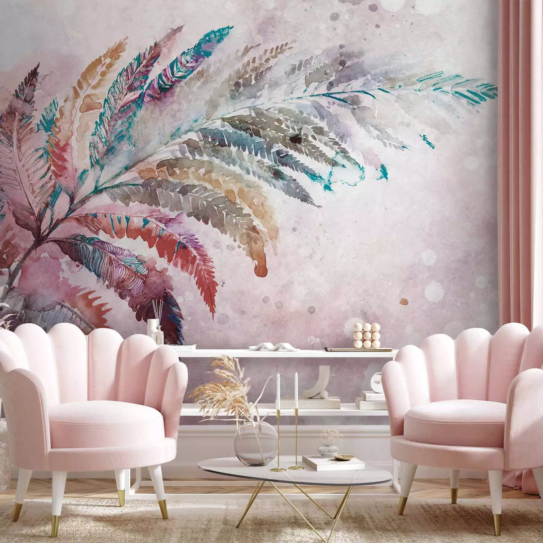 Wall Murals - Nature motif in watercolor technique, 146375