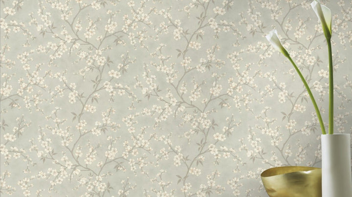 Rasch wallpaper 1562705 | A warm grey shade with a distinctive linen-like texture
