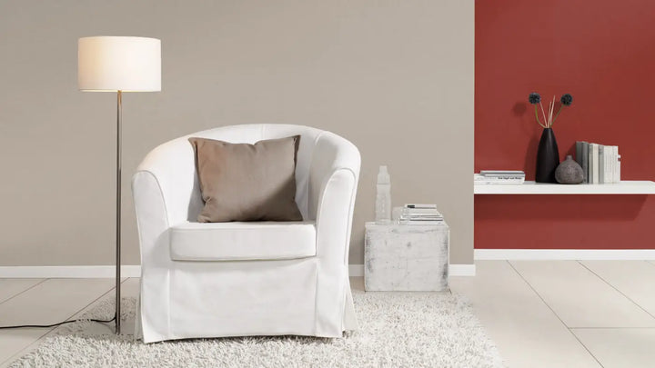 Rasch tapetes 1562664 | Silts,taupe tonis ar smalku auduma faktūru