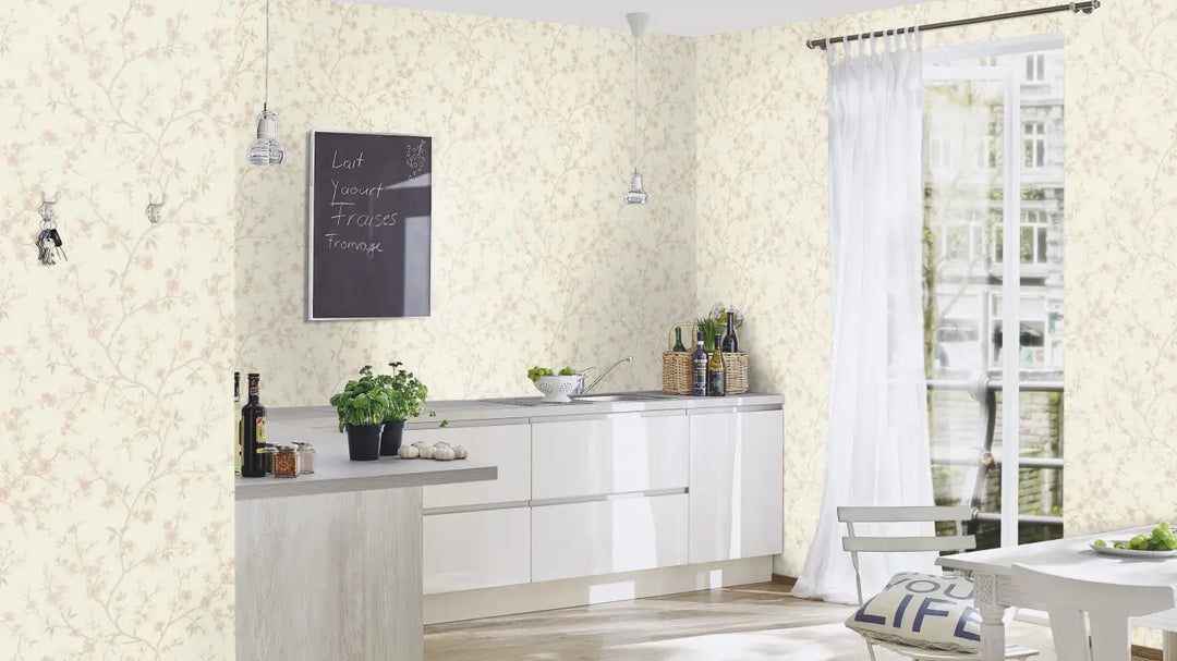 Rasch wallpaper 1562705 | A warm grey shade with a distinctive linen-like texture