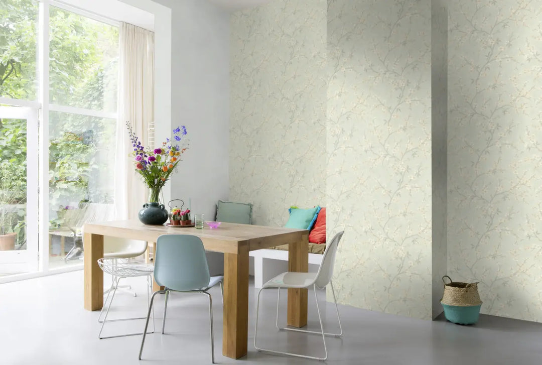 Rasch wallpaper 1562705 | A warm grey shade with a distinctive linen-like texture