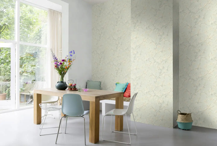 Rasch wallpaper 1562705 | A warm grey shade with a distinctive linen-like texture