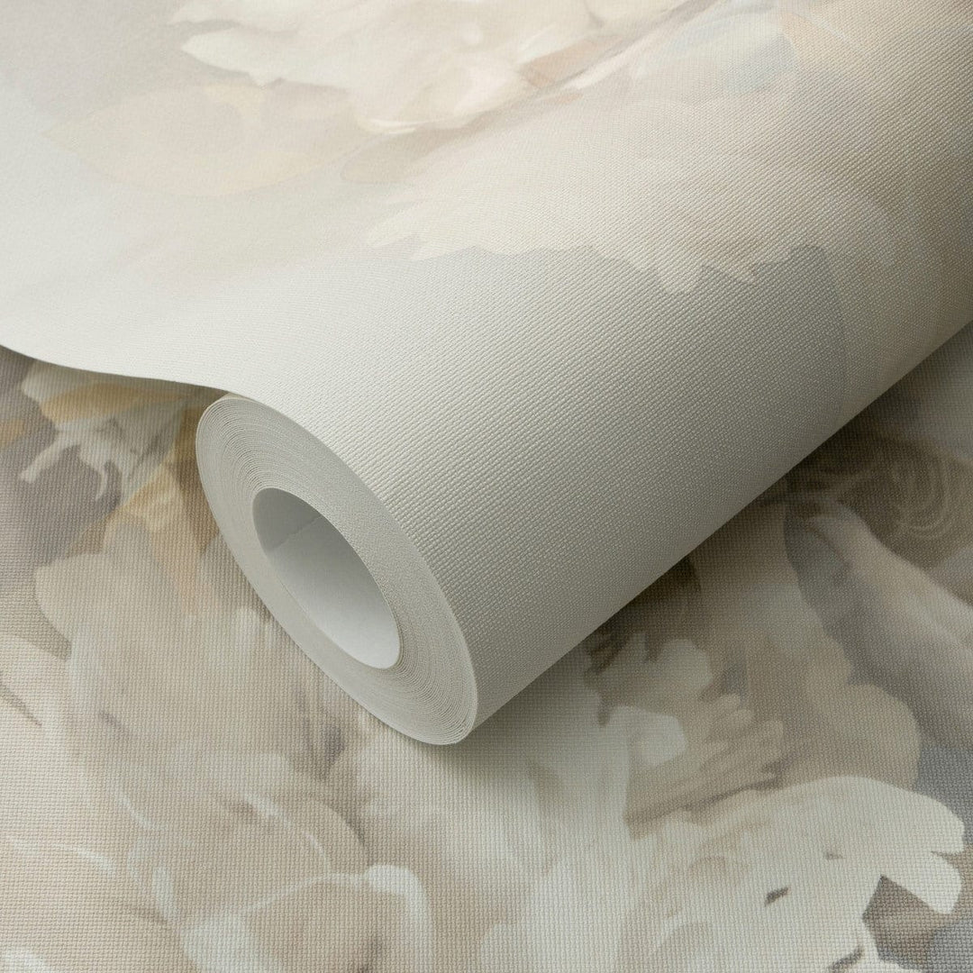 ERISMANN tapetes 4005311: Ziedi, brūns/taupe Erismann