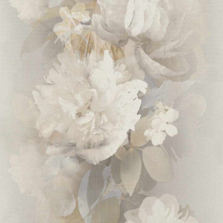 ERISMANN tapetes 4005311: Ziedi, brūns/taupe Erismann