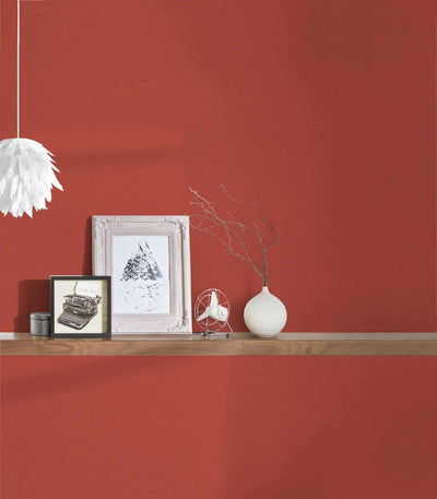 Red Plain wallpapers with textile embossing, 1326111 AS Creation