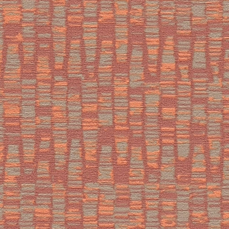 Red-brown wallpaper with inconspicuous pattern, 1373412 AS Creation