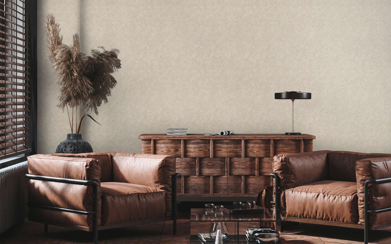 Tapetes Art Deco stilā melnā un zeltā krāsā ar spīduma efektu, 1366271 AS Creation