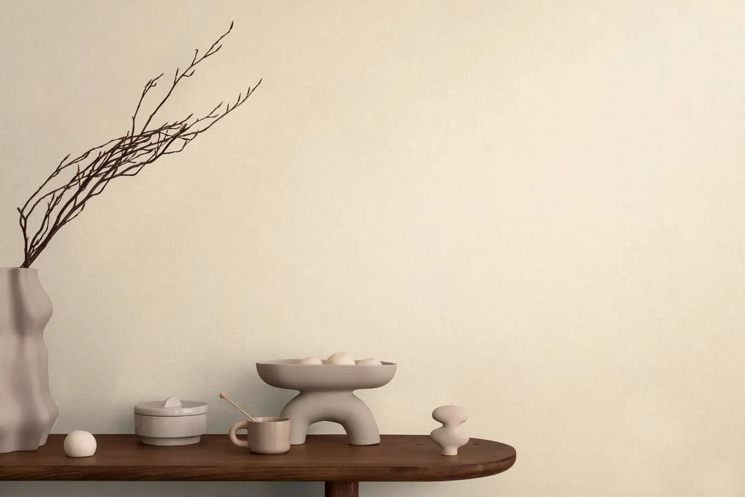 Stilīgas neaustas tapetes ar vieglu tekstūru | smilškrāsa, zelta | 3010175 AS Creation