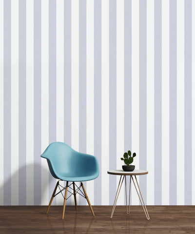 Wallpaper for nursery 1351053 Stripy grey without PVC AS Creation