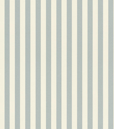 Striped wallpaper RASCH in white and blue, 2131730 AS Creation