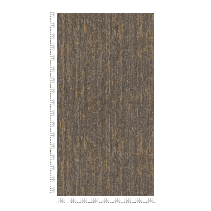 Textured wallpaper, slightly glossy, black and bronze, 1404540 AS Creation