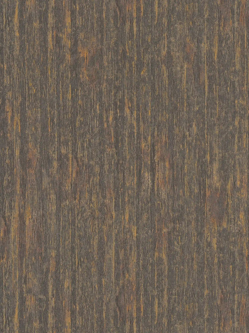 Textured wallpaper, slightly glossy, black and bronze, 1404540 AS Creation