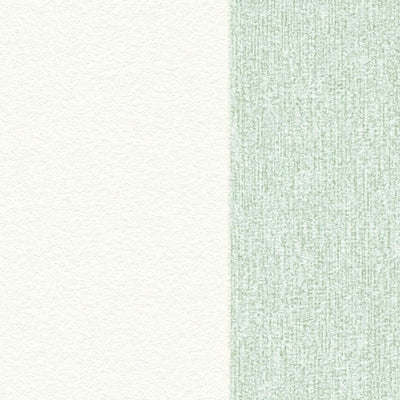 Dryžuoti tapetai su matine apdaila: žalia ir balta - 1372224 AS Creation