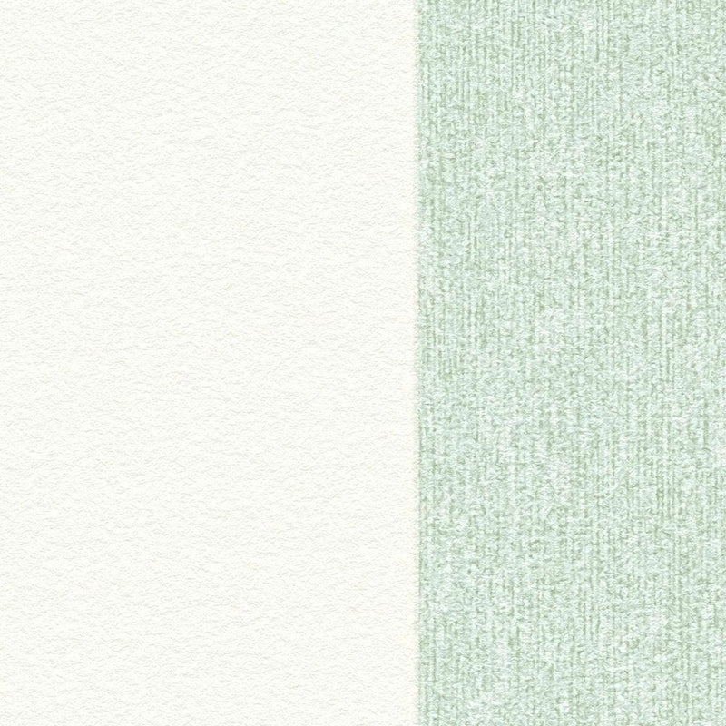 Matte triibuline tapeet: roheline ja valge - 1372224 AS Creation
