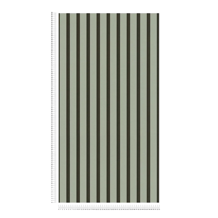 Svītrainas tapetes  ekskluzīvā trendā krāsā – zaļā, melnā - 2777552 AS Creation