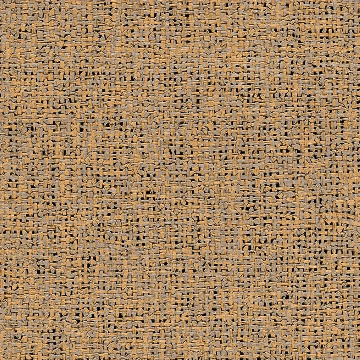 Lähivaade pruunist tapeedist, millel on eriline tekstuurne kangareljeef. SKU: 3011121, AS Creation.
