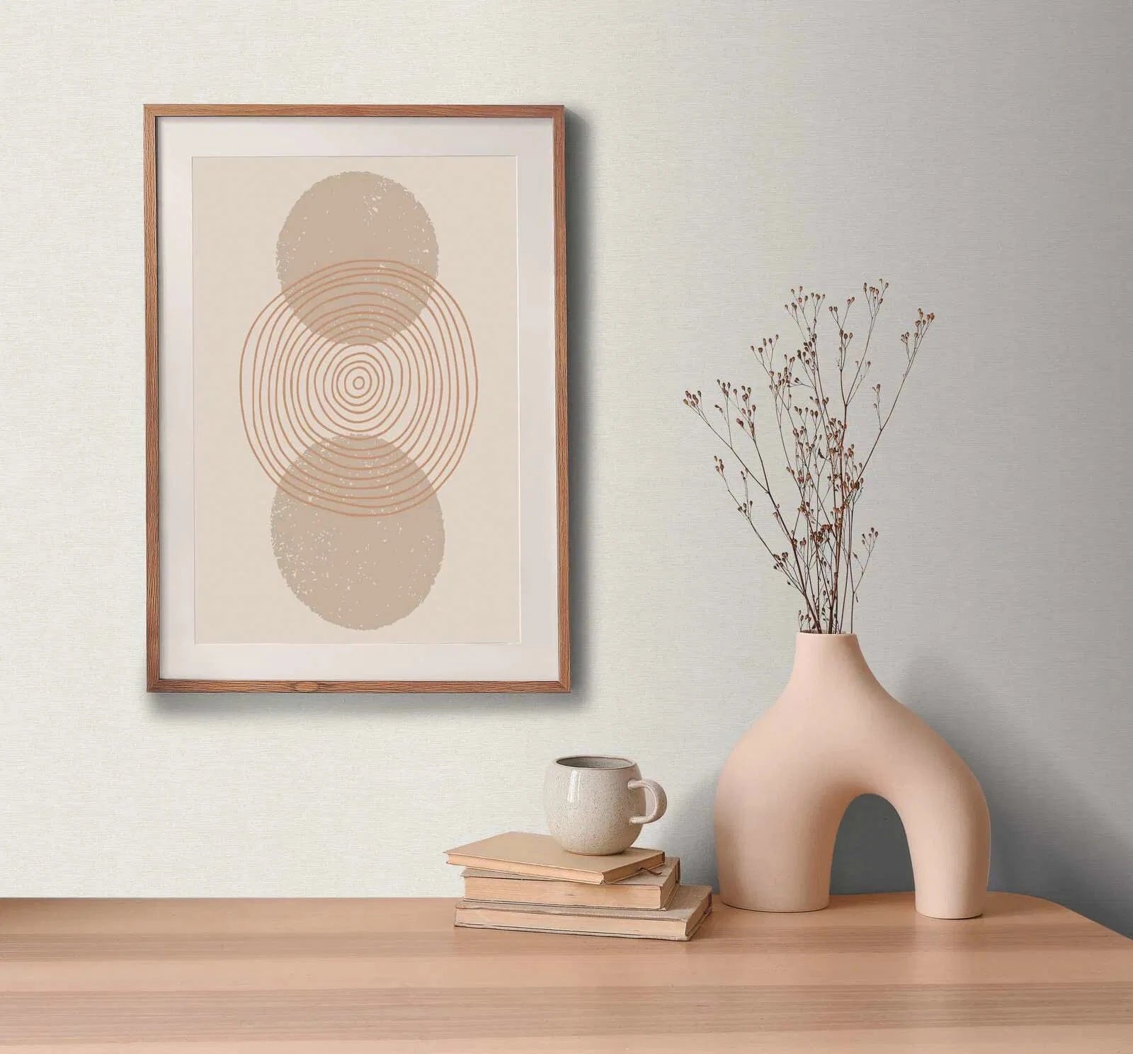 Tapešu gaiši pelēka krāsa ar grāmatu auduma izskatu un struktūru AS Creation