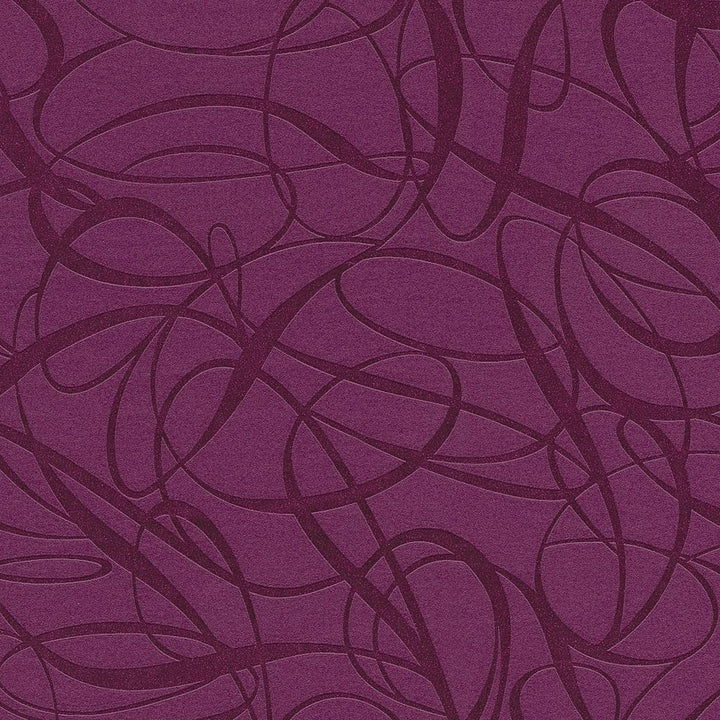 Grafiskas flizelīna tapetes AS Creation koši violetā krāsā AS Creation