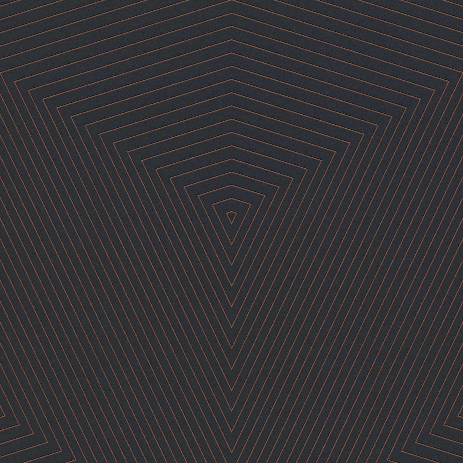 Tapetes ar līnijveida un rombveida dizainu, melnā krāsā AS 375226 AS Creation