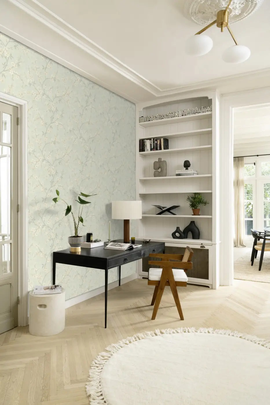 Rasch wallpaper 1562705 | A warm grey shade with a distinctive linen-like texture