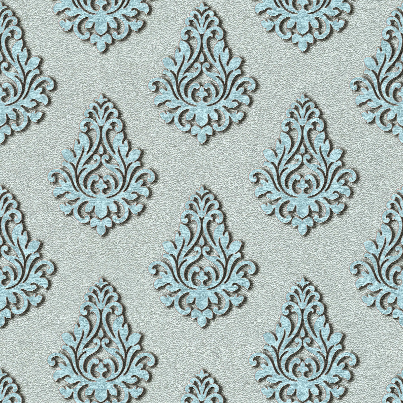 Klasiskas tapetes Nobile 95981-6 zilā krāsā AS Creation