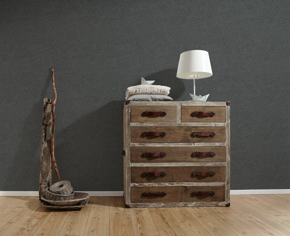 Vienkrāsainas tapetes no kolekcijas NOBILE 95982-4 pelēkā krāsā AS Creation