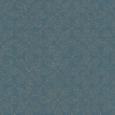 Tapetes Āfrikas stilā ar grafisko punktveida rakstu - zilā krāsā, 1326062 AS Creation