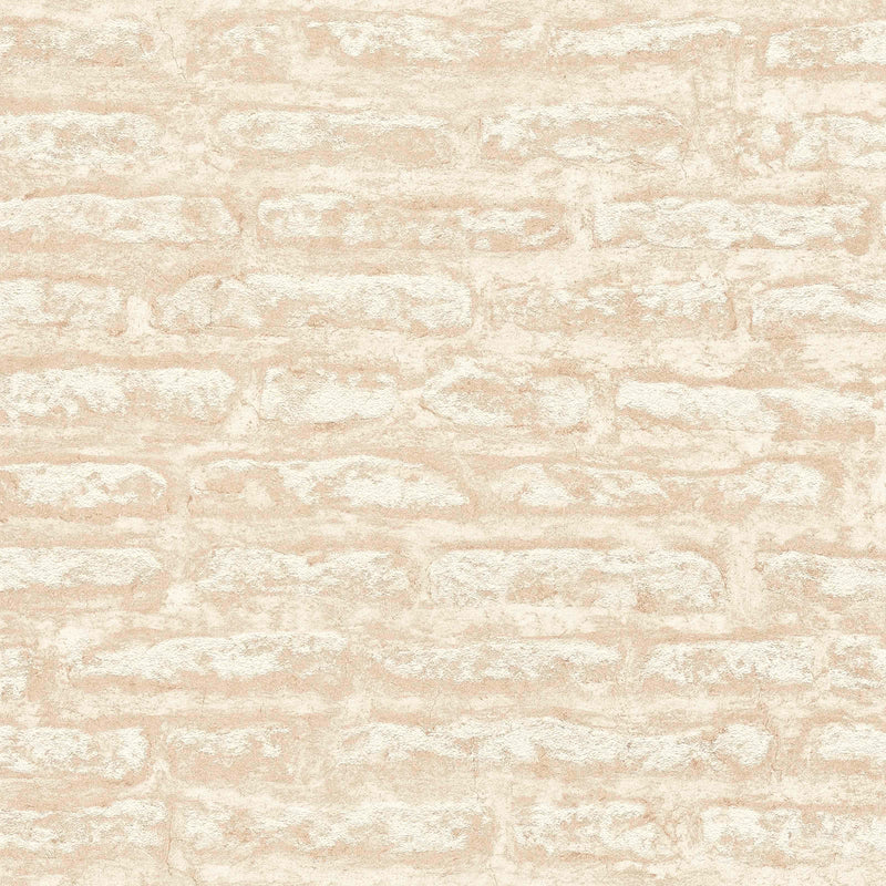 Wallpaper with abstract stone pattern in beige, 1372200 AS Creation