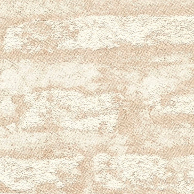 Wallpaper with abstract stone pattern in beige, 1372200 AS Creation