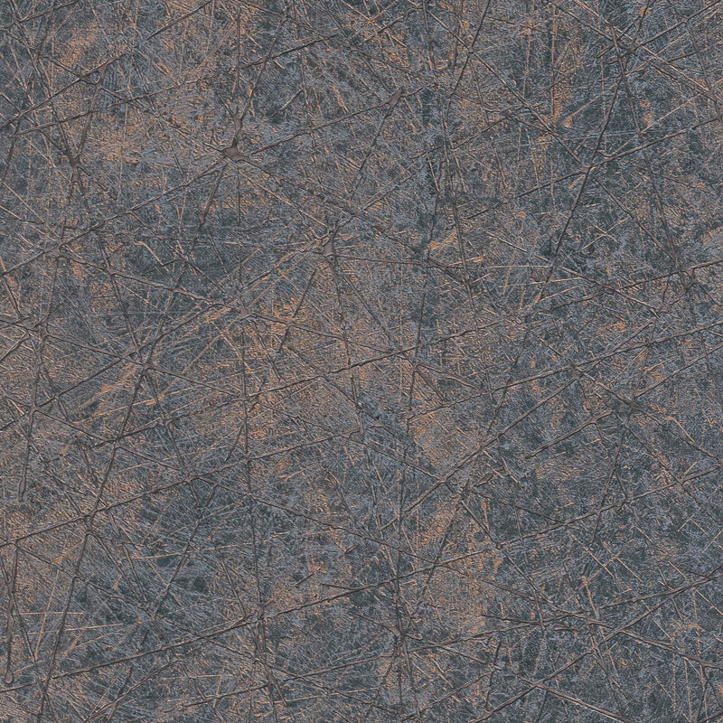 Abstraktse graafilise mustriga tapeet - must ja pronks, 1375137 AS Creation