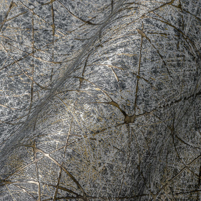 Abstrakti graafinen tapetti - musta, kulta, hopea - 1375136 AS Creation