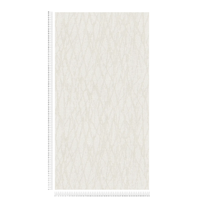 Wallpaper with abstract line pattern in white, 1404557 AS Creation