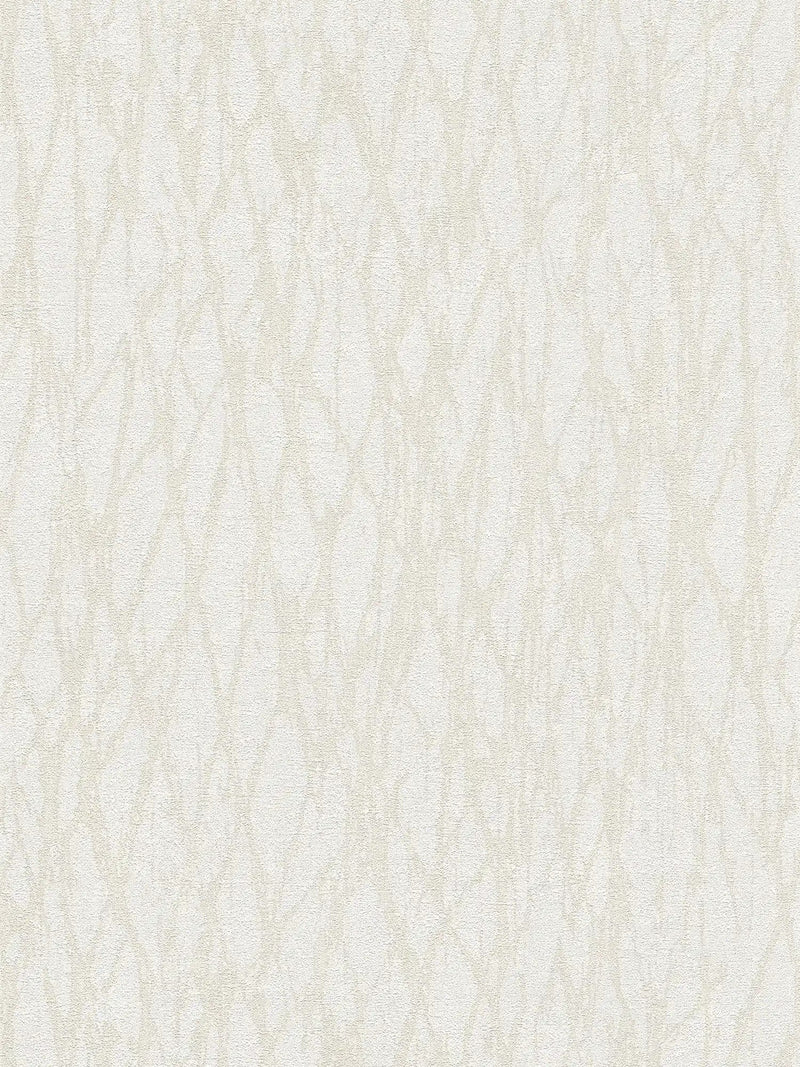 Wallpaper with abstract line pattern in white, 1404557 AS Creation