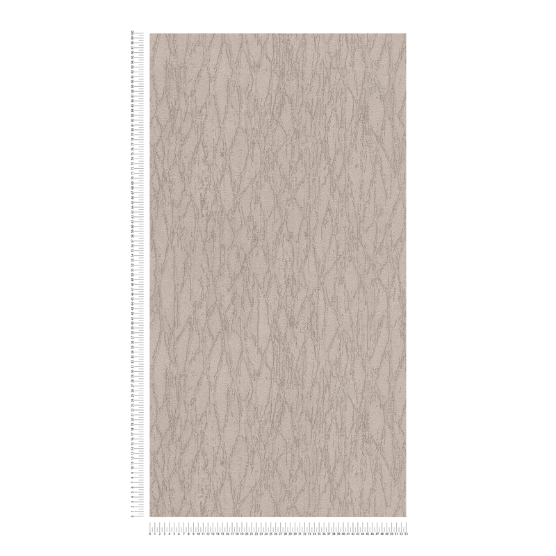 Wallpaper with abstract line pattern in taupe, 1404561 AS Creation